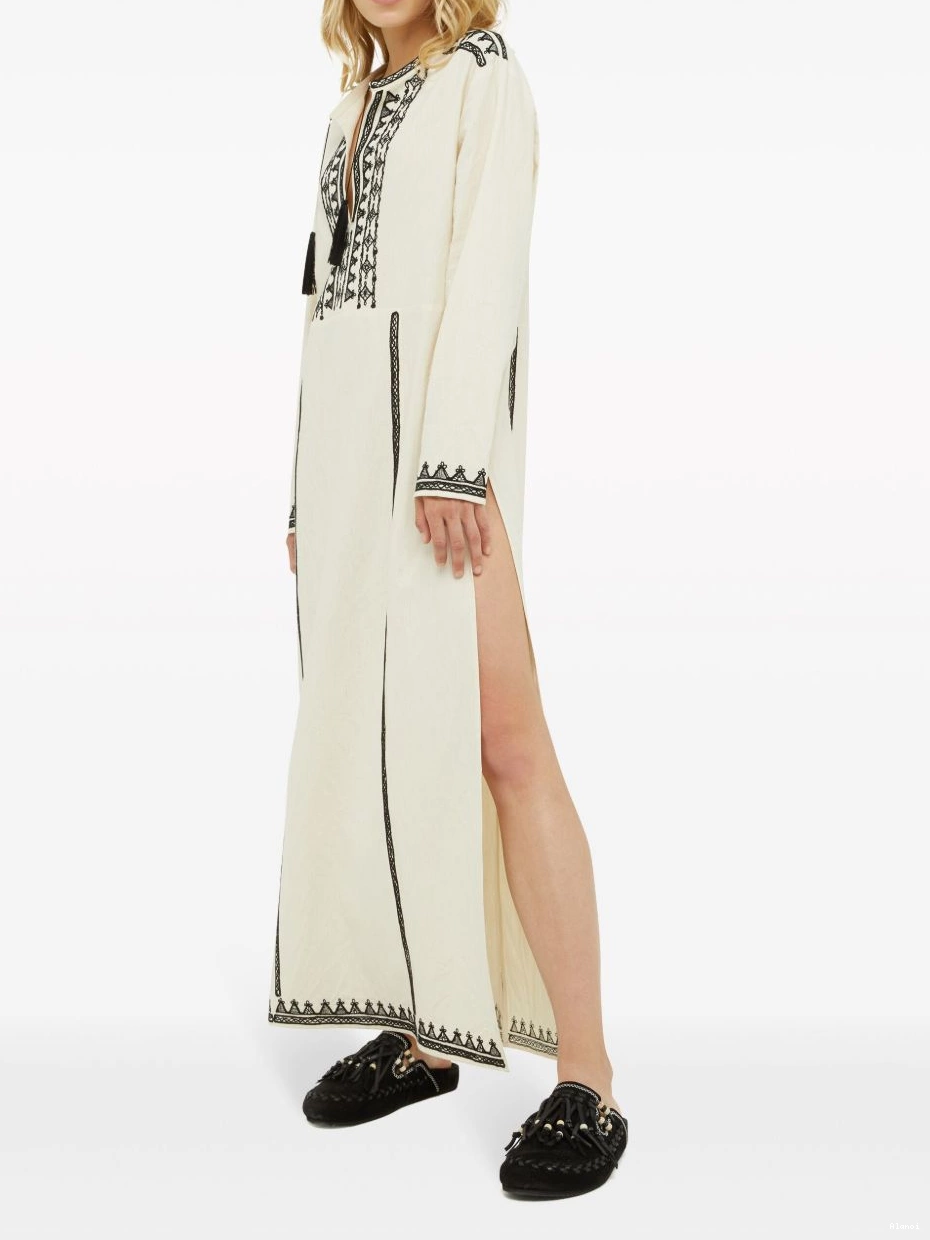 Cheap embroidered cotton-blend dress Women Alanui Akasha 0717